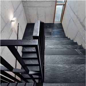 Jbernardos Phyllite Brushed Stair Steps And Risers