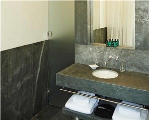 Jbernardos Phyllite Honed Bathroom Counter Vanity Unit