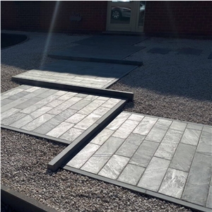 Jbernardos Phyllite Tumbled Pavers, Cobble Stone