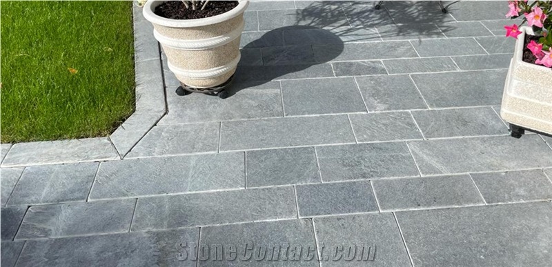 Jbernardos Phyllite Tumbled Pavers, Cobble Stone
