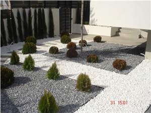 Rounded White Marble Pebble Jbernardos
