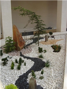 Rounded White Marble Pebble Jbernardos