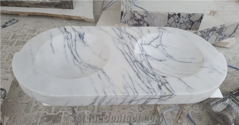 Bianco Ibiza Marble Sink