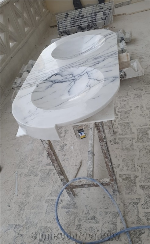 Bianco Ibiza Marble Sink
