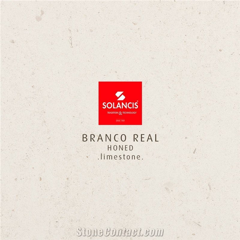 Branco Real Limestone Honed Tiles