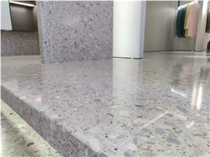 Grey Jewel Terrazzo For Flooring