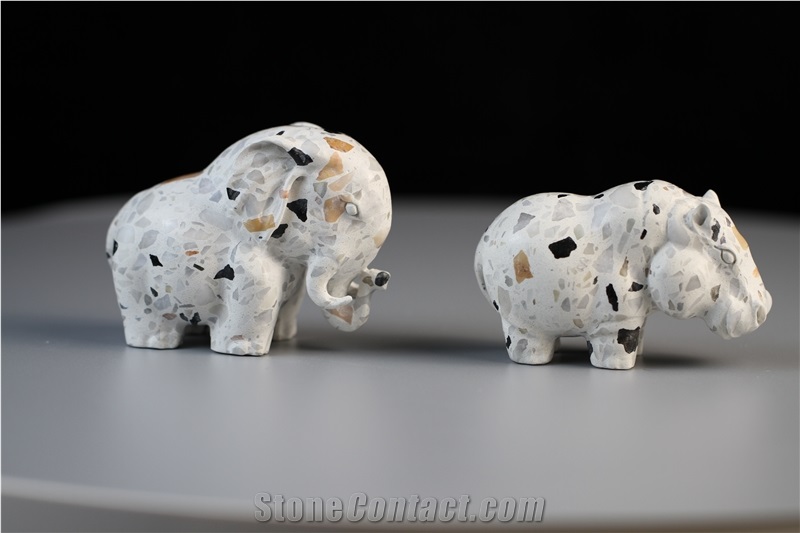 Terrazzo Handicrafts Of Animal Decoration Series