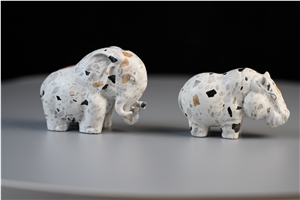 Terrazzo Handicrafts Of Animal Decoration Series
