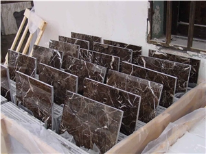 China Dark Emperador Marble For Flooring Tiles