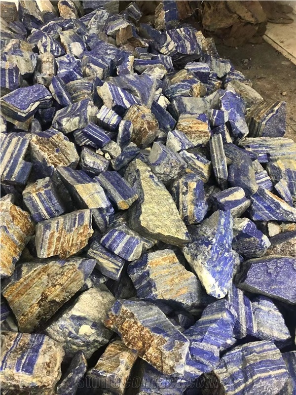 Precious Natural Blue Stone Boulders, Blue Sodalite Boulders