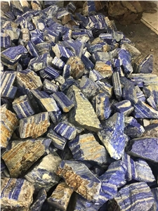Precious Natural Blue Stone Boulders, Blue Sodalite Boulders