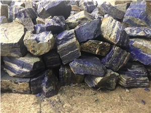 Precious Natural Blue Stone Boulders, Blue Sodalite Boulders