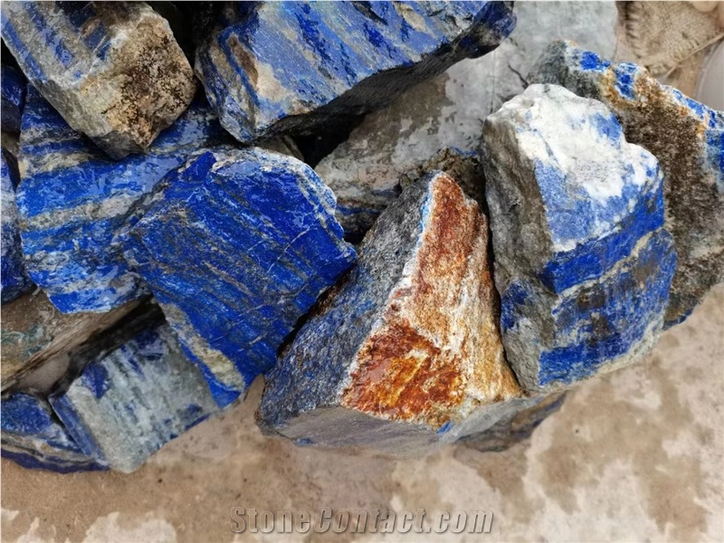 Precious Natural Blue Stone Boulders, Blue Sodalite Boulders