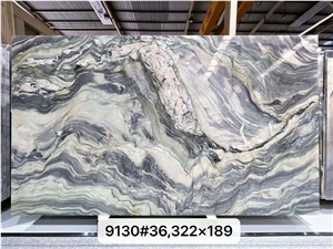Amazon Fusion Quartize Green Quartize Slabs & Tiles