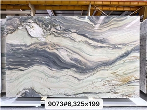 Amazon Fusion Quartize Green Quartize Slabs & Tiles