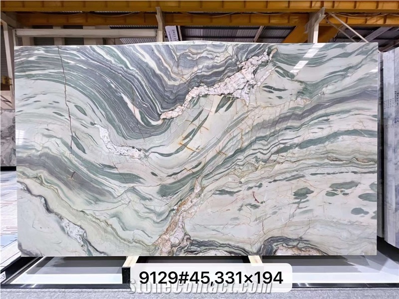 Amazon Fusion Quartize Green Quartize Slabs & Tiles