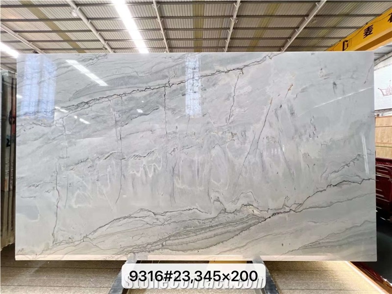 Calacatta Blue Natural Marble Slabs And Floor Wall Tiles