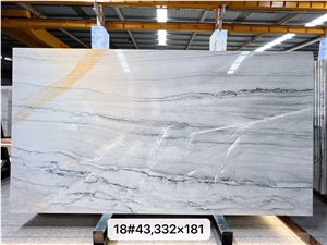 Calacatta Blue Natural Marble Slabs And Floor Wall Tiles