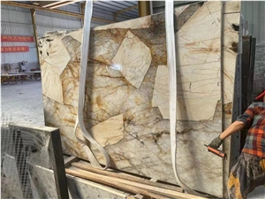 Patagonia White Crystal Quartzite Slabs,Copenhagen Wall Tile