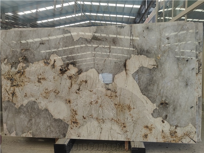 Patagonia White Crystal Quartzite Slabs,Copenhagen Wall Tile