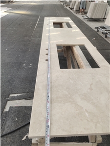 White Quartz Vanity Top