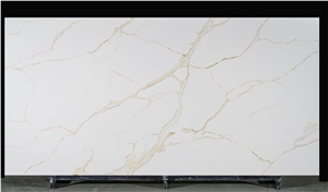 Calacatta Gold Quartz Slab New Quartz Hot Sell Color