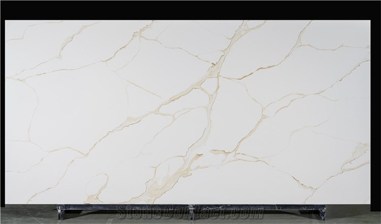 Polished Matted Honed Quartz Slab Surface Popular For Wall