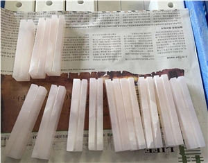 Pink Onyx Natural Stone Card Holders For Home Decor