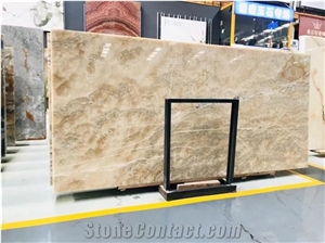 Pure Pink Onyx Slab Tile Stone For Wall  Tv Background