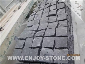 Absolute Black Granite Cobblestone Driveway Patio Paver
