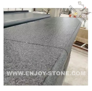 Anti-Slip G654 Sesame Dark Grey Granite Swimming Pool Coping Stone
