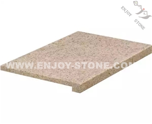 Anti-Slip G682 Yellow Granite Swimming Pool Coping Stone
