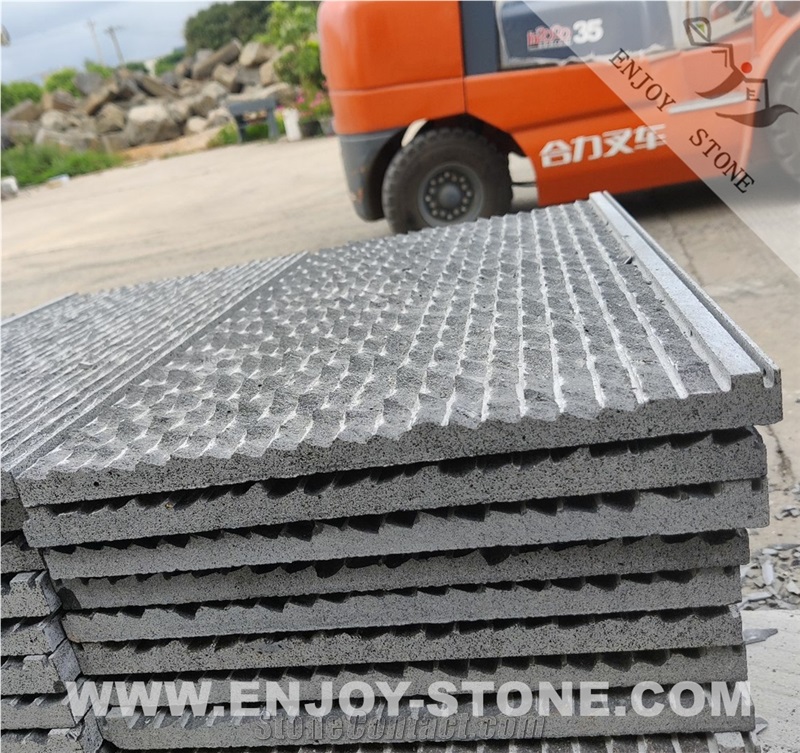 Basalt Stone Garden Waterfall Feature Wall Cladding Veneers