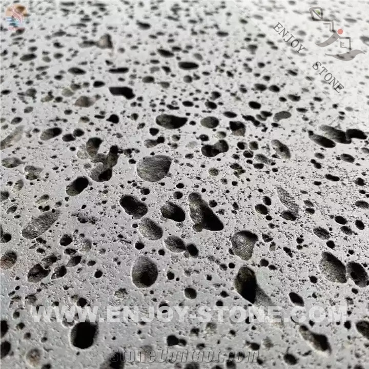 Black Basalt Stone Lava Stone Tiles Sawn