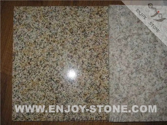 Cheap Polished G682 Golden Rust Granite Tiles