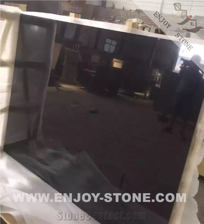 China Absolute Granite Tiles. Hebei Black Granite Polished
