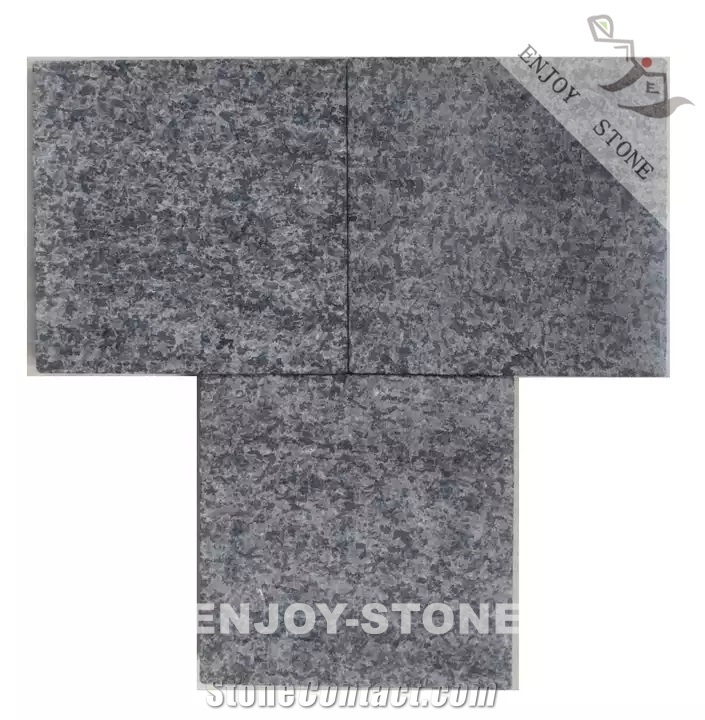 Flamed China Absolute Black Granite Tiles