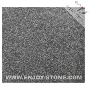 Flamed China Absolute Black Granite Tiles