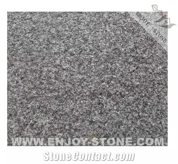 Flamed China Absolute Black Granite Tiles