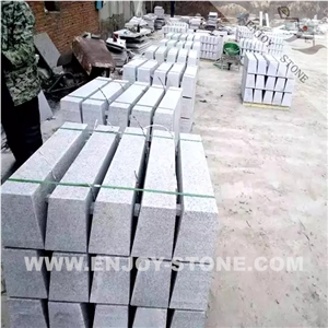 Flamed G603 Grey White Granite Curb Stone Flamed G603 Grey White Granite Curb Stone
