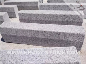 Flamed G603 Grey White Granite Curb Stone