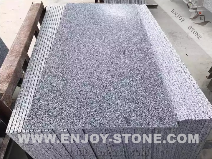 Flamed G654 Sesame Dark Grey Granite Tiles