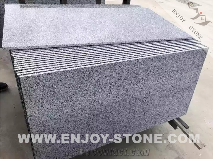 Flamed G654 Sesame Dark Grey Granite Tiles