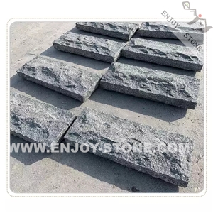 G654 Dark Grey Granite Mushroom Stone Wall Tiles