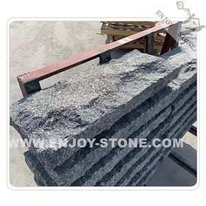 G654 Dark Grey Granite Mushroom Stone Wall Tiles