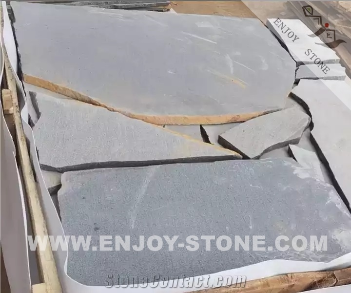 Hainan Bluestone Crazy Paver Wth 200# Surface  Sawn