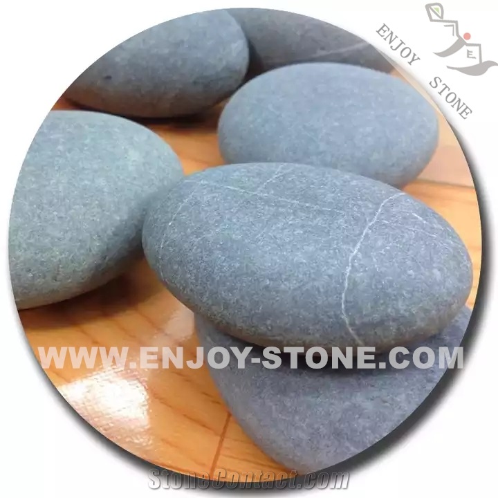 Large Size Black Garden Pebble Stone For Garden