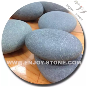 Large Size Black Garden Pebble Stone For Garden