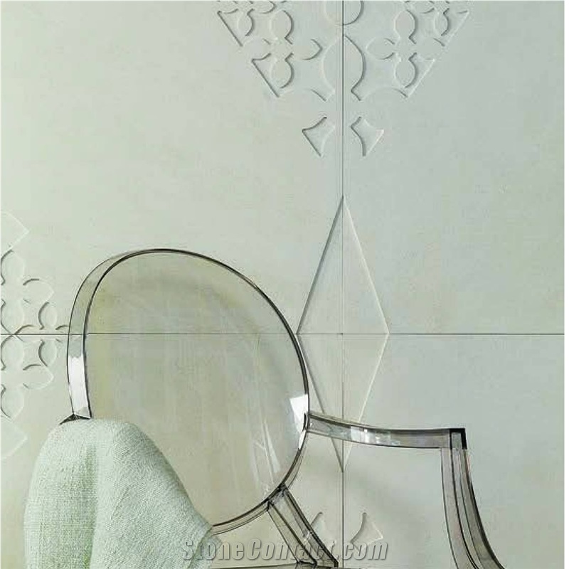 Moca White Limestone Tiles, Slabs