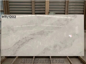 Calacata White Quartz Slabs& Tiles Engineered Stone